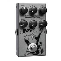 Mini Gitaros Overdrive Iškraipymo Pedalas Roko Stiliaus 9 Tonalumai 3 Juostų EQ Reguliavimas Metalinė Elektrinė Gitara