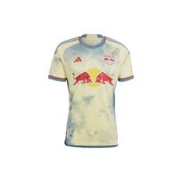 adidas New York Red Bulls 23/24 Namų Autentiški Marškinėliai Perlo Citrinos Spalvos Vyriški Gatvės Drabužiai HI1869 XS