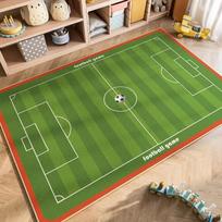 3D futbolo aikštės kiliminis kilimėlis, skirtas miegamojo svetainei namų sofos dekoravimui, vaikų žaidimui, didelis dekoro grindų kilimėlis, dovana 40x60cm