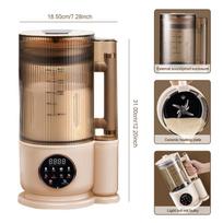 1500ml Household Intelligent Fully Automatic Electric Blender multifunctional Soymilk Machine Kitchen Fruit Juicer