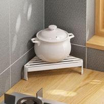 Iron Pot Rack Utensil Pan Organizer for Pantry Cabinet Dining Room balta