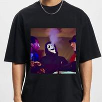 Scream Ghost Face Just Chillin Killin T-Shirt Ghost Calling Halloween T-Shirt Unisex T-Shirt M