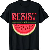 Arbūzo atsparumo stovas su Palestinos dovana moterims, vyrams, unisex marškinėliai S