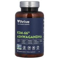 Vthrive, KSM-66 Ashwagandha, 120 Veggie kapsulių