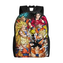 Dragon Ball Black Goku Kuprinė Vyrams Moterims Madinga Vidurinės Mokyklos Darbo Dienos Kuprinė Nešiojamo Kompiuterio Peties Krepšys Lauko One Size