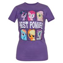 My Little Pony Best Ponies Junior Ladies 100% Cotton T-shirt Mens Tees Top XL