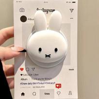 3D Brown Miffy Rabbit MagSafe Magnetic Airbag Phone Holder - Telescopic, Portable, and Perfect for Watching Drama