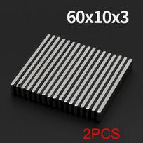 Galingas neodimio magnetas N35 NdFeB nuolatinis magnetinis imanes apvalus super stiprus šaldytuvo magnetas pasidaryk pats 60x10x3/60x10x5/60x10x10