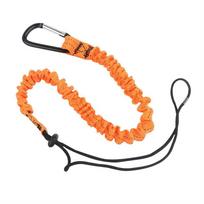 Climbing Working Safety Bungee Tether With Carabiner Hook Tool Lanyard Tool Safety Rope  Work Tools oranžinė