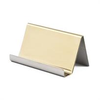Organizer Name Card Display Stand Business Card Holder Business Card Storage Name Tag Display Rack Rose Gold-Brushed