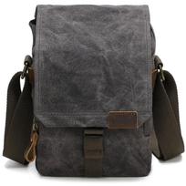 DSLR Digital Camera Bag Small Shoulder Photography Bag Handbag Waterproof Waxed Canvas Travel Crossbody Bag for Camera and Lens pilka spalva