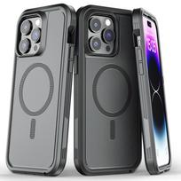 Otter Box dėklas IPhone 15 14 13 12 Pro Max Plus dangtelis Hibridinis Sunkus Magnetinis Armijos Kritimo MagSafe Atsparus smūgiams dėklas for iphone 12Pro Max juoda