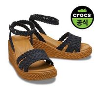 Crocs Moteriškos platformos Brooklyn Pintos Kulkšnies Dirželis Bk 24swsd209994 BLACK Z001/W7 240
