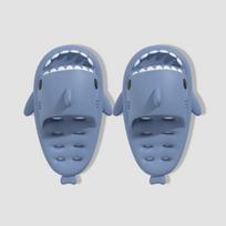 madingos Comwarm Hollow Shark šlepetės moterims ir vyrams, mielos animacinės namų šlepetės, vonios šlepetės, lauko mėgėjams, paplūdimio, storu padu, šlepetės per pirštą 36-37(22.5-23cm)