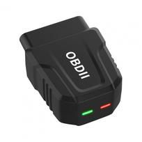 Obd2 kodų skaitytuvas, nešiojamasis Bluetooth Obd2 skaitytuvas Universalus belaidis diagnostikos įrankis, skirtas transporto priemonės variklio klaidų kodams lengvai nuskaityti juoda