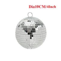 Disco Light Mirror Ball, 8/10/12 Inches Coo Fun Large Silver Hanging Disco Ball with Hanging Ring for Party Home Bands Decor