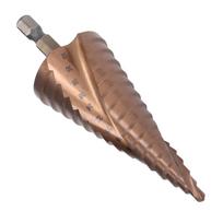 Pakopinis grąžtas 2 spiralinės vagos Žingsninis skylės praplėtėjas HSS Kobaltas Gręžimas Countersink 4?32mm M35