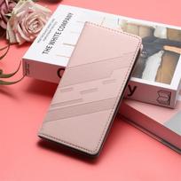 Casing for ZTE Blade V40 V41 V50 V60 Smart V70 Vita Max Design Voyage 30 40 41 Fresh 50 Avid 579 7541N 4G 5G Flip Stand Leather Wallet Case Cover ZTE Blade V40 rožinio aukso spalvos