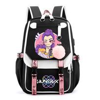 Anime Animacinis K-Pop Spausdintas Kuprinė Mokyklinė Kuprinė Paaugliui Studentui Mergaitei Berniukui Knygų Kuprinė Didelės Talpos Vandeniui Atspari Kelioninė Kuprinė Vaikui Dovana Kuprinė