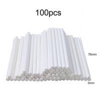 100pcs/set Lollipop Sticks for Lollipops Cake Pop Sticks Accessories Candy Making Tools Desserts Cake Pop Stand Holder TMZ
