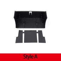NAUJIENA!!!Juodas ABS Land Rover Defender 90 110 -2024 Automobilio stiliaus ABS Juoda centrinė automobilio daiktadėžė Telefono dėžutė Automobilio priedai Style A