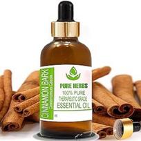 Grynos žolelės cinamono žievė (Cinnamomum verum) Gryno ir natūralaus terapinės klasės eterinio aliejaus stiklinė 5 ml