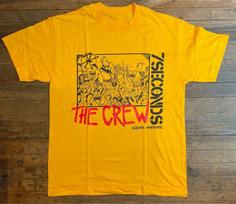 Vtg 7 Seconds Band The Crew Cotton Yellow All Size Shirt For Men SE223 Unisex T-Shirt XXXXL