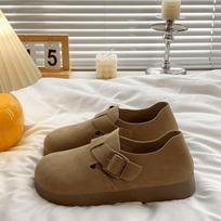 Birkenstock yra viskas įskaičiuota, nauji pavasariniai modeliai, žemas priekis du, viengubos basutės, tinginės basutės. 35【foot length 22.5cm】 chaki