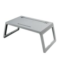 Laptop Bed Tray Table, Portable Foldable Lap Stand Desk for Eating Breakfast, Reading Book, Working,Watching Movie 1 pilka spalva