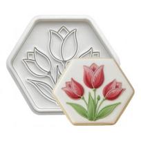 Flower Cookie Cutter Sunflower Rose Tulip Shape Biscuits Molds for Baking Fondant Pastry Biscuit Clay DIY Molds Gifts for Mother's Day Valentine's B