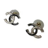 Chanel CC Logo Original Design Earrings Unisex earrings Gold Black ABG904-B23001-U6119 Box+Shopping Bag