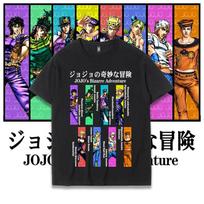 Jojo's Bizarre Adventure Cosplay Anime T-Shirt Tee Undershirt Cotton 4XL