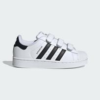 adidas Superstar II Comfort Closure Cloud White Core Black (PS) 34