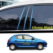 Durų langų dekoratyvinės apdailos stulpelių lipdukai Peugeot 206 207 208 Citroen C2 301 307 308 2008 5008 2004-2023
