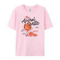 Aperol Spritz Retro Cocktail Graphic Tees Women Cute Alcohol Drink T Shirt Loose  Printed T-Shirts Unisex Vintage Top Gift S