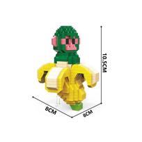 Brainrot Bricks Tung Tung Sahur Figures Tralalero Tralala Building Blocks, Cultural Character Model for Kids Birthday Gift in bag