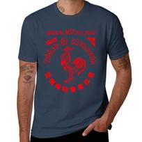 Sriracha Hot Chili Sauce Spicy Food Lover Red T-Shirt man t shirt heavy cotton t shirt for man t shirt man casual T-Shirt S