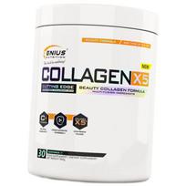 Kolagenas ir Hialurono rūgštis, Collagen-X5 milteliai, Genius Nutrition 360g (68562002) 360g Mango
