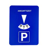 Blue Digital Parking Timer Disc - LCD Display with Magnetic Base for Car Dashboard, Adjustable Arrival Time Tool for Parking