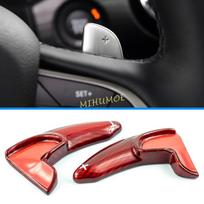 Real Carbon Fiber Steering Wheel Paddle Shifter Shift Extension For Jeep Grand Cherokee Dodge Charger Challenger Durango