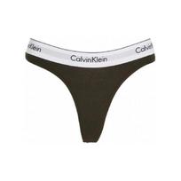 Calvin Klein Low Rise Letter Waistband Thong Women underwear Black 0000F3786E-001 S