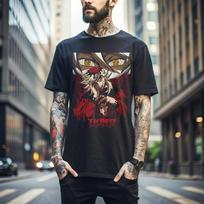 Anime Doma Kimetsu No Yaiba Demon Slayer Black Tshirt Unisex T-Shirt XXXXL