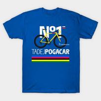 Men Black Print T-shirt Pogacar No-Cut Transfer Paper Print Cotton Tshirt 4XL karališkos mėlynos spalvos