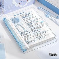 A5 rišiklio sąsiuviniai Skaidrus atmintinių knygutė Kūrybinės užrašinės Mokyklinės biuro reikmenys balta