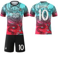 2025-26 Real Madrid new gradient color dragon pattern special edition #9Mbappé #7 Vinícius Football Jerseys 26