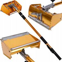 Gipso Dėžė Proflex - Gipso Kartono Sujungimo Įrankis | 3 Kg | 250 Mm | 5 Pakopų Teleskopinis 100-162 Cm | 6 Pakopų Peilio Reguliavimas | Su Ratukais Ir Reguliuojama Galvute