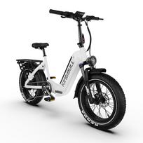 KINGBULL VERVE Elektrinis dviratis, 48V 20AH Nuimama baterija, Shimano 8 pavarų balta