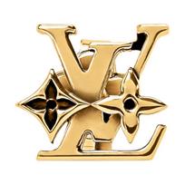Louis Vuitton Monogram Design Earrings Men Earrings Gold M03830 Box+Shopping Bag