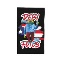 Bad Bunny DTMF Debi Tirar Mas Fotos Soft Face Towel Quick Dry Pool Bath Cotton Towels Absorbent Quick W30*H60(CM)
