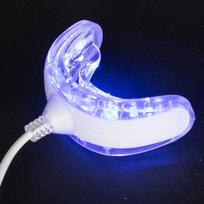 Išmanusis LED šviesos dantų balinimo nešiojamasis įrenginys su USB įkrovimu 1pc blue